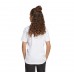 ADIDAS J CAMO LOGO TEE JD4642 ΠΑΙΔΙΚΗ ΒΑΜΒΑΚΕΡΗ ΜΠΛΟΥΖΑ T.Shirt UNISEX ΛΕΥΚΗ